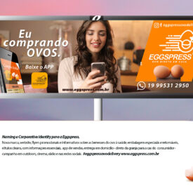 Outdoor integrante da campanha.